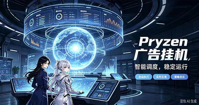 Pryzen广告全自动挂机给自己一个交代,门槛低,零基础小白也可以快速上手|52搬砖-我爱搬砖网